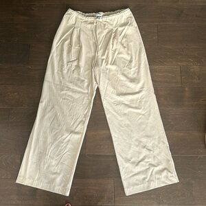 Zara beige flare pant